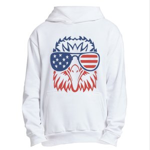 Patriotic Eagle 4th Of July Usa American Flag Design Urban Pullover Hoodie