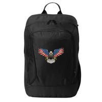 PATRIOTIC EAGLE 4th Of July USA American Flag Proud City Backpack