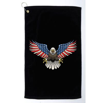 PATRIOTIC EAGLE 4th Of July USA American Flag Proud Golf Towel