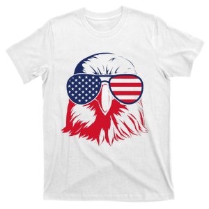 Patriotic Eagle 4th of July USA American Flag T-Shirt