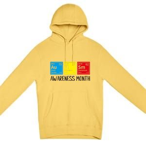 Periodic Elets Autism Awareness Gift Premium Pullover Hoodie