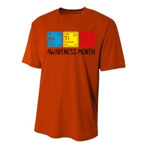 Periodic Elets Autism Awareness Gift Performance Sprint T-Shirt