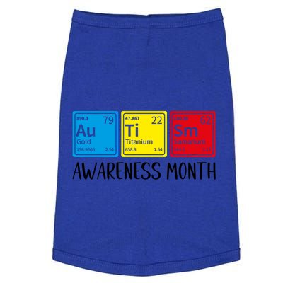 Periodic Elets Autism Awareness Gift Doggie Tank