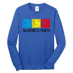 Periodic Elets Autism Awareness Gift Tall Long Sleeve T-Shirt