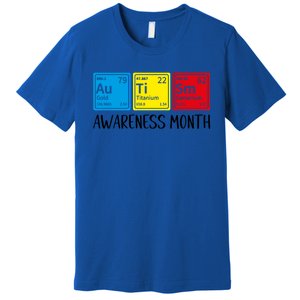 Periodic Elets Autism Awareness Gift Premium T-Shirt