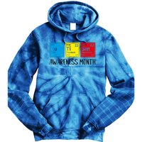 Periodic Elets Autism Awareness Gift Tie Dye Hoodie