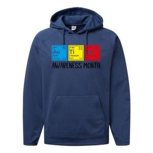 Periodic Elets Autism Awareness Gift Performance Fleece Hoodie