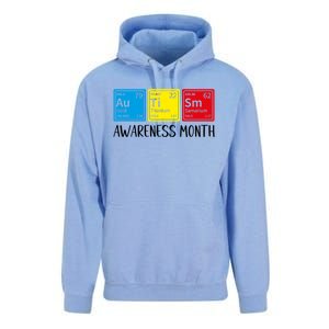 Periodic Elets Autism Awareness Gift Unisex Surf Hoodie