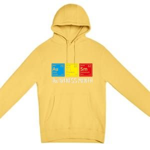 Periodic Elets Autism Awareness Gift Premium Pullover Hoodie