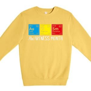 Periodic Elets Autism Awareness Gift Premium Crewneck Sweatshirt