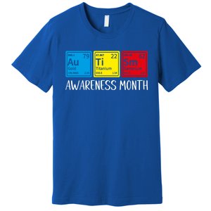 Periodic Elets Autism Awareness Gift Premium T-Shirt