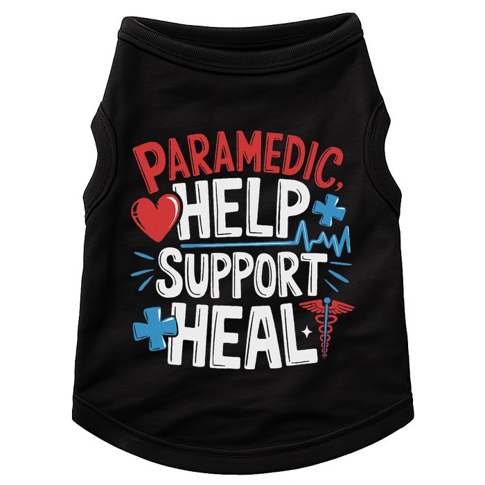 Paramedic Ems And Emt For Emergency First Aid Responder Doggie Tank