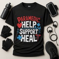 Paramedic Ems And Emt For Emergency First Aid Responder Performance Shirt
