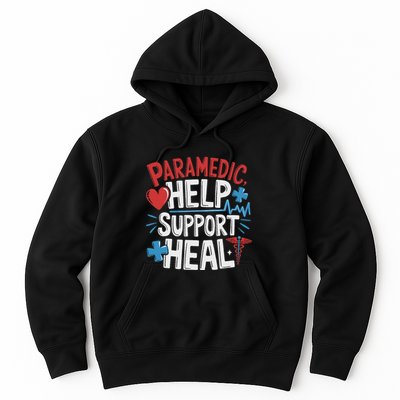 Paramedic Ems And Emt For Emergency First Aid Responder Hoodie