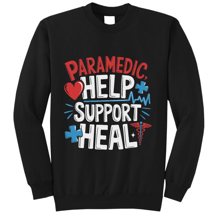 Paramedic Ems And Emt For Emergency First Aid Responder Sweatshirt