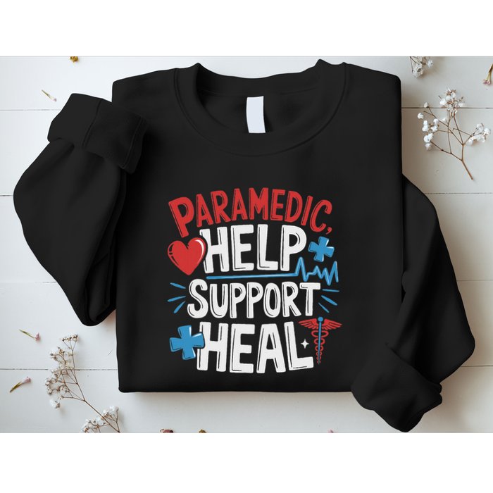 Paramedic Ems And Emt For Emergency First Aid Responder Sweatshirt