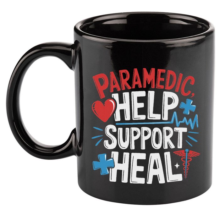 Paramedic Ems And Emt For Emergency First Aid Responder 11oz C Handle Ceramic Mug