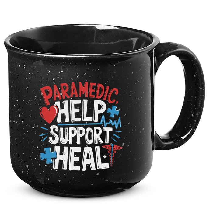 Paramedic Ems And Emt For Emergency First Aid Responder 15oz Campfire Ceramic Mug