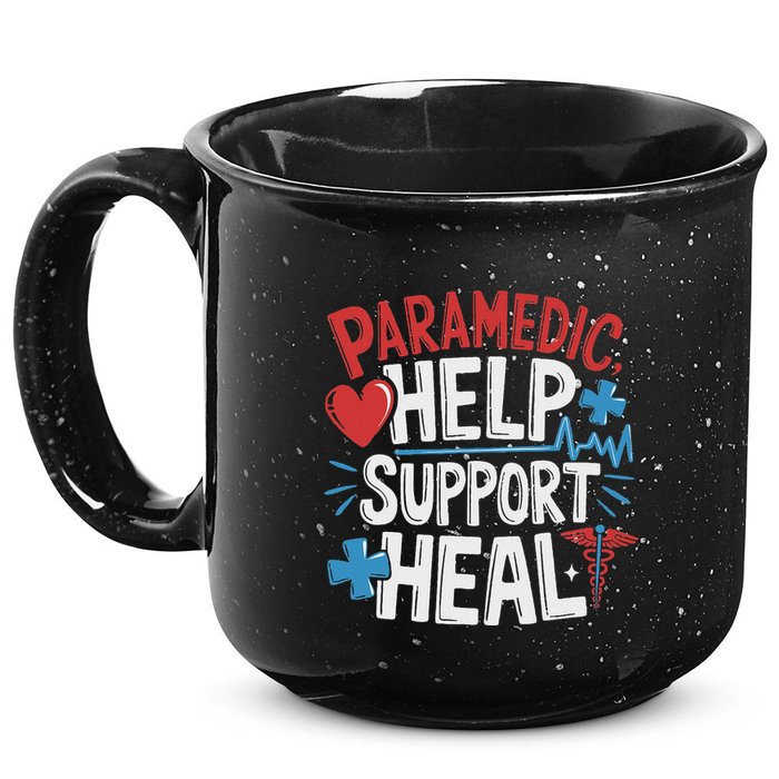 Paramedic Ems And Emt For Emergency First Aid Responder 15oz Campfire Ceramic Mug