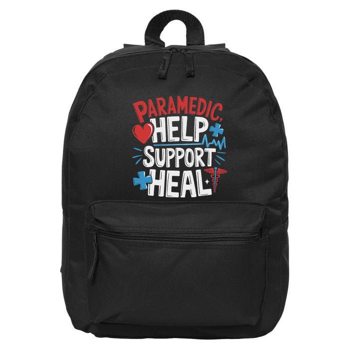 Paramedic Ems And Emt For Emergency First Aid Responder 16 in Basic Backpack