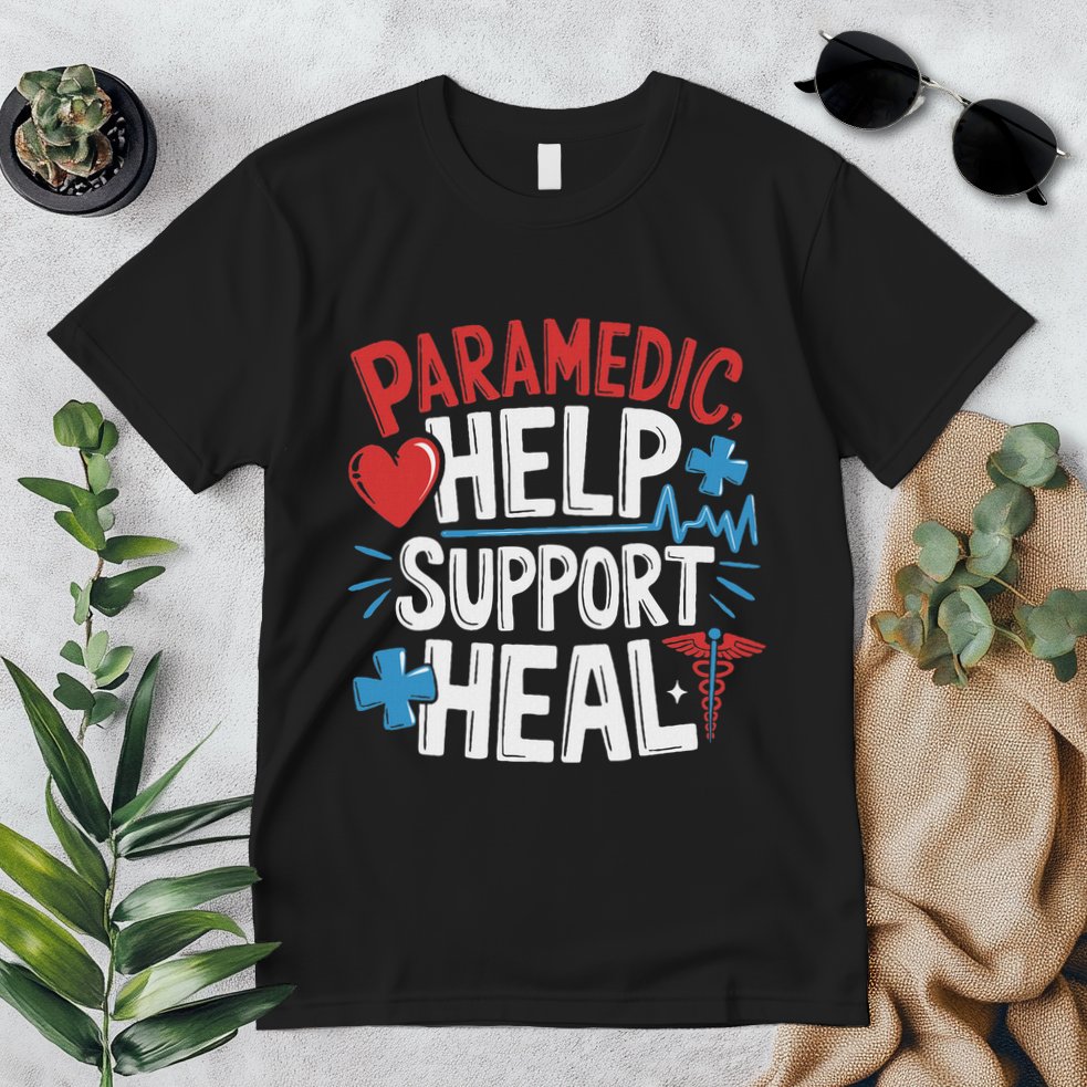 Paramedic Ems And Emt For Emergency First Aid Responder Premium T-Shirt