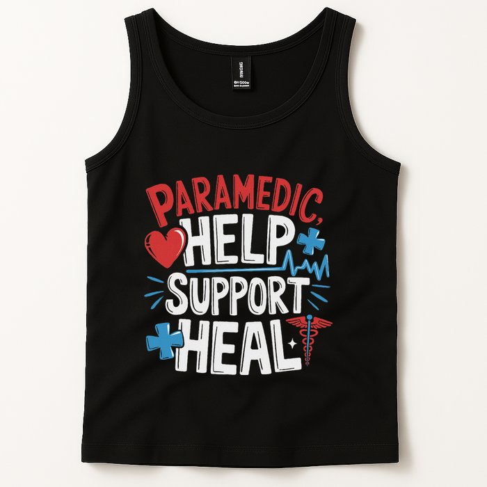 Paramedic Ems And Emt For Emergency First Aid Responder Tank Top