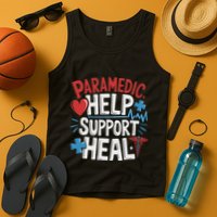 Paramedic Ems And Emt For Emergency First Aid Responder Tank Top