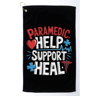 Paramedic Ems And Emt For Emergency First Aid Responder Golf Towel