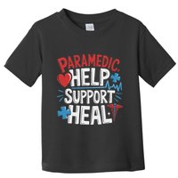 Paramedic Ems And Emt For Emergency First Aid Responder Toddler T-Shirt