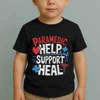 Paramedic Ems And Emt For Emergency First Aid Responder Toddler T-Shirt