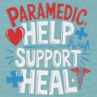Paramedic Ems And Emt For Emergency First Aid Responder Sueded Cloud Jersey T-Shirt