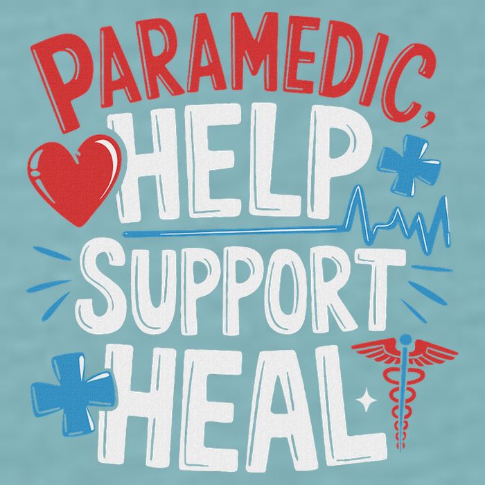 Paramedic Ems And Emt For Emergency First Aid Responder Sueded Cloud Jersey T-Shirt