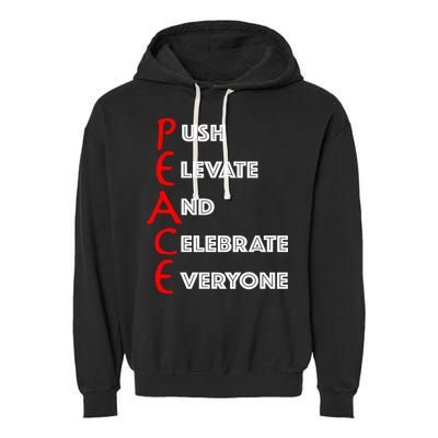 Push Elevate And Celebrate Everyone Garment-Dyed Fleece Hoodie