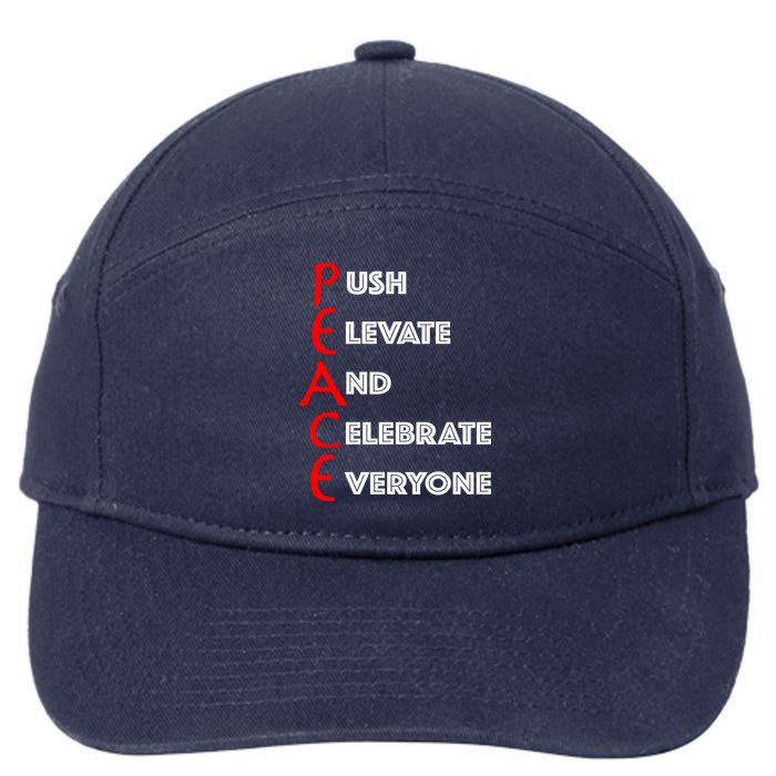 Push Elevate And Celebrate Everyone 7-Panel Snapback Hat