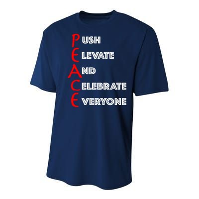 Push Elevate And Celebrate Everyone Youth Performance Sprint T-Shirt