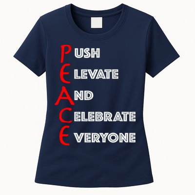 Push Elevate And Celebrate Everyone Womens T-Shirt