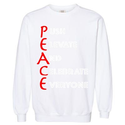 Push Elevate And Celebrate Everyone Garment-Dyed Sweatshirt