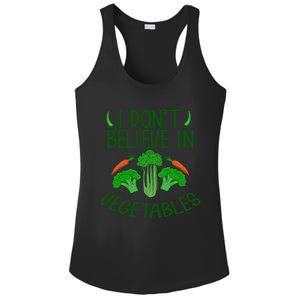 Picky Eater Anti Vegan Diet Fussy Eating Hate Vegetables Gift Ladies PosiCharge Competitor Racerback Tank