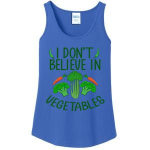 Picky Eater Anti Vegan Diet Fussy Eating Hate Vegetables Gift Ladies Essential Tank