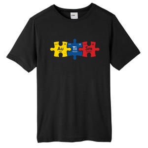 Periodic Elet Autism Puzzle Autism Awareness Gift Tall Fusion ChromaSoft Performance T-Shirt