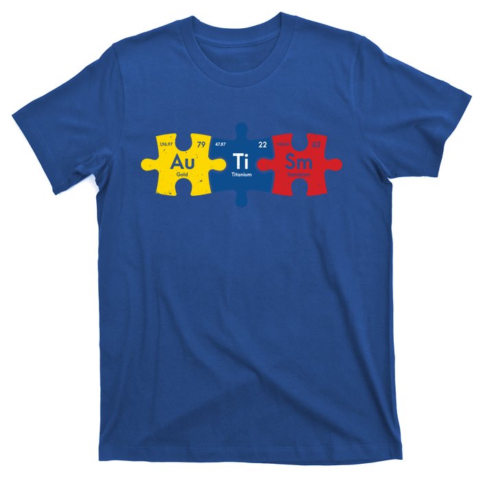 Periodic Elet Autism Puzzle Autism Awareness Gift T-Shirt