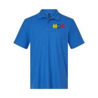 Periodic Elet Autism Puzzle Autism Awareness Gift Softstyle Adult Sport Polo