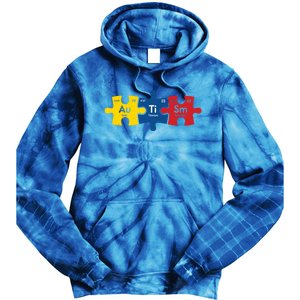 Periodic Elet Autism Puzzle Autism Awareness Gift Tie Dye Hoodie