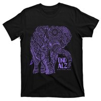 Purple Elephant Alzheimer Awareness T-Shirt