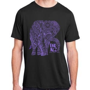 Purple Elephant Alzheimer Awareness Adult ChromaSoft Performance T-Shirt