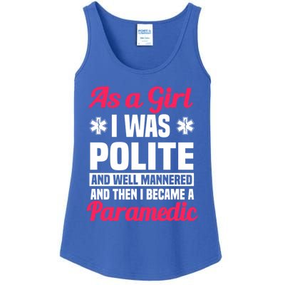 Paramedic Emt Attendant Emergency Medical Technician Meaningful Gift Ladies Essential Tank