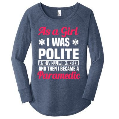 Paramedic Emt Attendant Emergency Medical Technician Meaningful Gift Women's Perfect Tri Tunic Long Sleeve Shirt