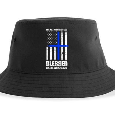 Blessed Are The Peacemakers Sustainable Bucket Hat