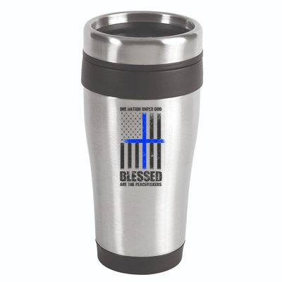 Blessed Are The Peacemakers 16oz Travel Tumbler