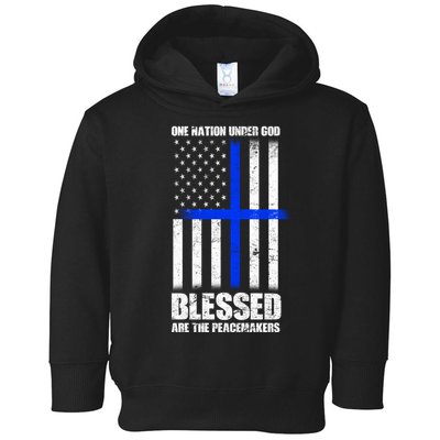 Blessed Are The Peacemakers Toddler Hoodie